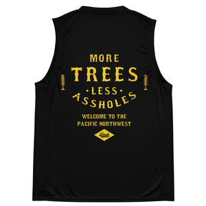 More Trees x Lords Basketball Jersey - Black/Yellow