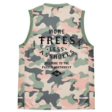 Load image into Gallery viewer, Women&#39;s More Trees x Lords Basketball Jersey - Pink Camo
