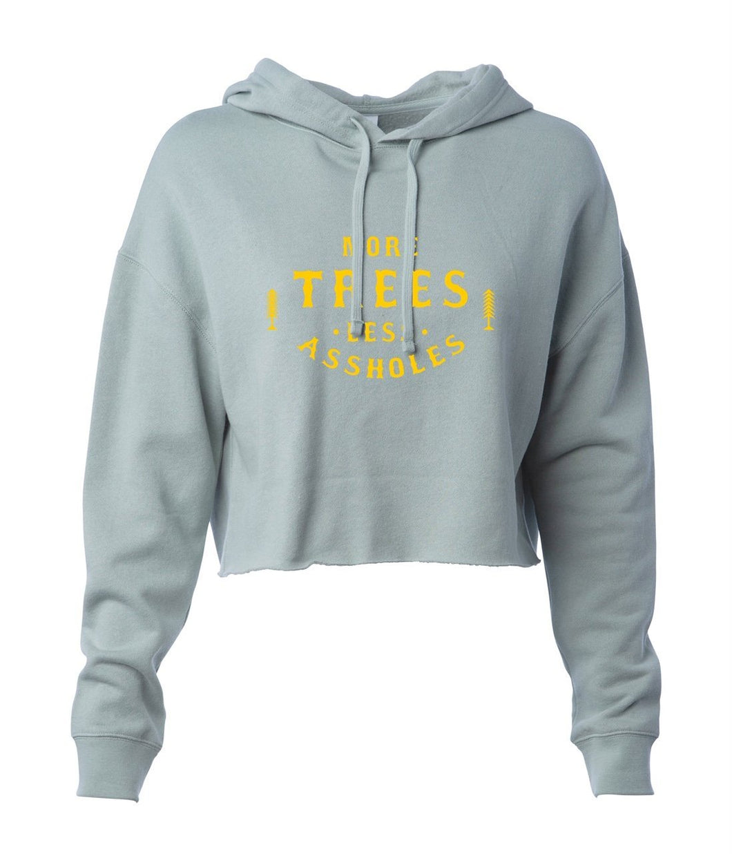 More Trees Women's Cropped Pullover Hoodie